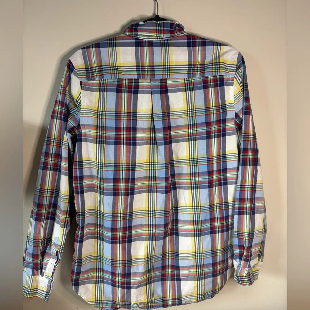 Ralph Lauren Yourh XL‎ 18-20 Blue and Red Plaid Shirt